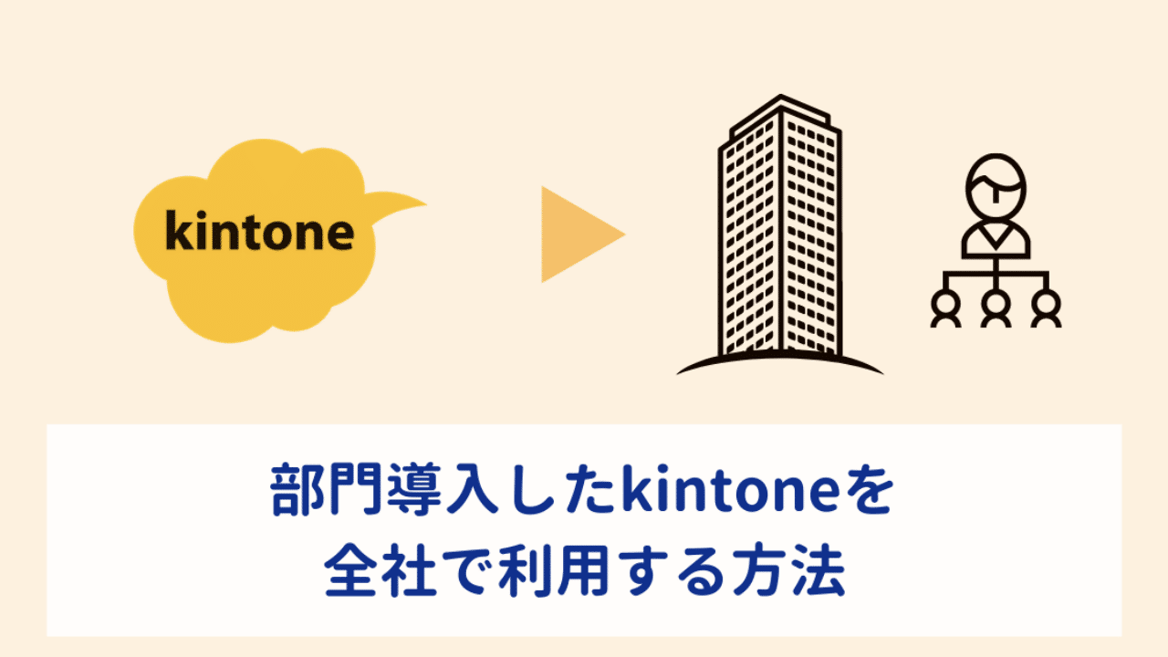 kintone（キントーン）の価格は高い？部門導入したkintoneを全社で利用する方法